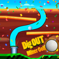 Play Dig Out Miner Golf now!