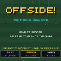 Play OFFSIDE! the through-ball game now!